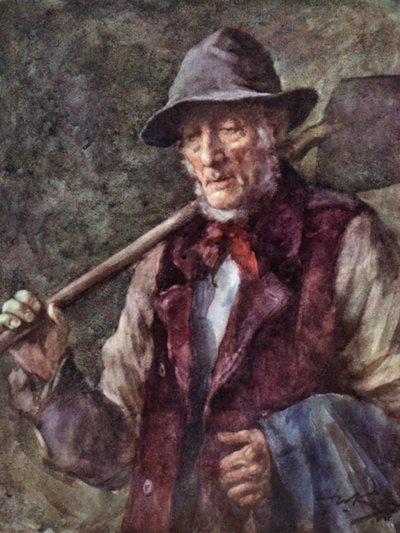 Seurakunnan lehdet: Tiemies (värilitho) tekijältä Henry Wright Kerr