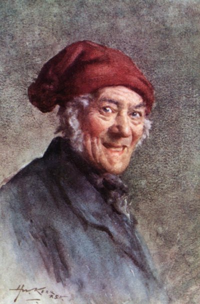 Seurakunnan lehdet: The Souter (väri litho) tekijältä Henry Wright Kerr