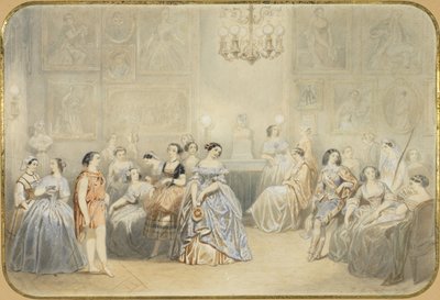 Élisa Rachel Comédie Françaisen aulassa tekijältä Henry de Montault