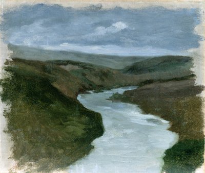 Maisema Dneprijoelta, n. 1878-89 tekijältä Henryk Hipolit Rodakowski