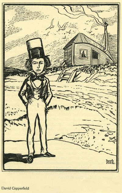 David Copperfield, Thomas Boydin kirjasta My Favorite Fiction Character, The Bookman -lehti tekijältä Herb Roth