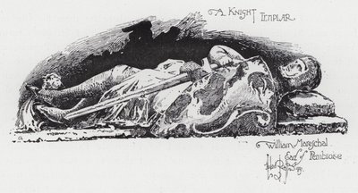 Temppeliritari, William Mareschal, Earl of Pembroke (kaiverrus) tekijältä Herbert (after) Railton