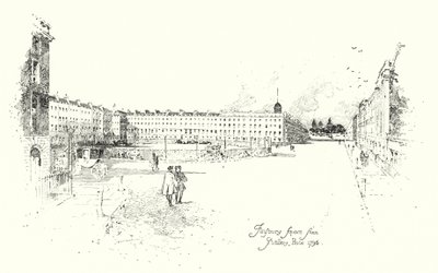 Finsbury Square, Artillery Place, Lontoo tekijältä Herbert (after) Railton
