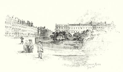 Grosvenor Square, Lontoo tekijältä Herbert (after) Railton