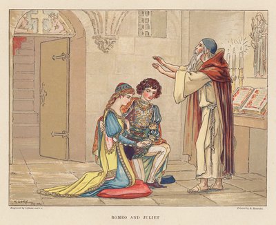 Shakespearea nuorille: Romeo ja Julia (värilitro). tekijältä Herbert (after) Sidney