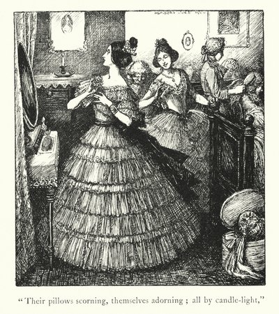 Ingoldsby Legends: Barney Maguiren kertomus kruunajaisista (litografia). tekijältä Herbert Cole