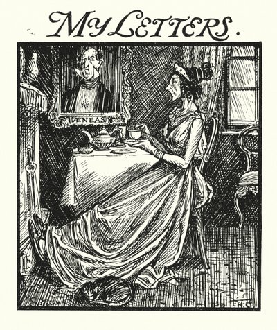 Ingoldsby Legends: Kirjeeni (litografia) tekijältä Herbert Cole