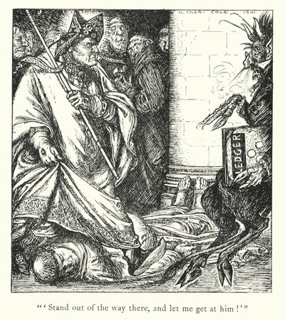 Ingoldsby Legends: Birchingtonin veljekset (litografia). tekijältä Herbert Cole