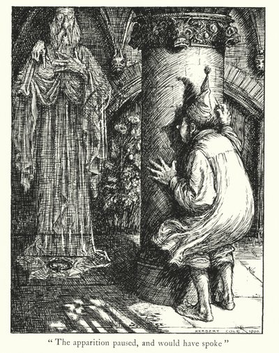 Ingoldsby Legends: The Ghost (litografia): The Ghost (litografia) tekijältä Herbert Cole