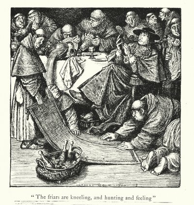 Ingoldsby Legends: Reimsin kottarainen (litografia). tekijältä Herbert Cole