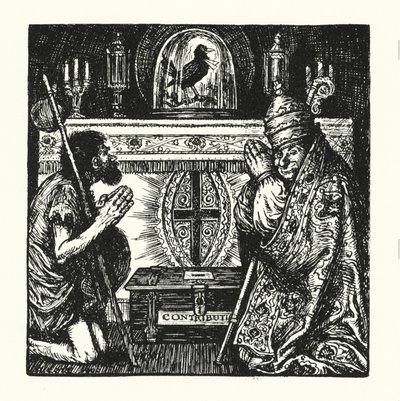 Ingoldsby Legends: Reimsin kottarainen (litografia). tekijältä Herbert Cole