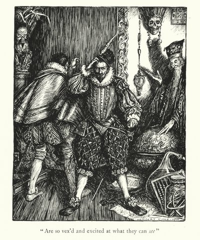 Ingoldsby Legends: Thoulousen herra (litografia): The Lord of Thoulouse (litografia) tekijältä Herbert Cole