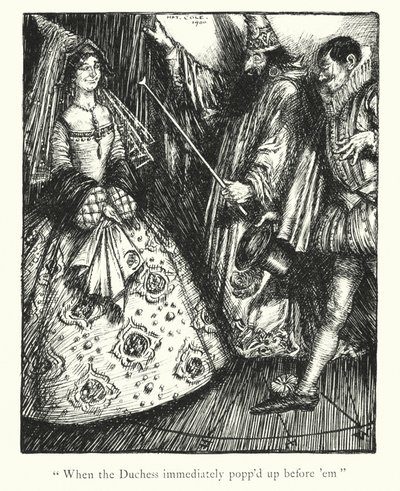 Ingoldsby Legends: Tragedia (litografia) tekijältä Herbert Cole