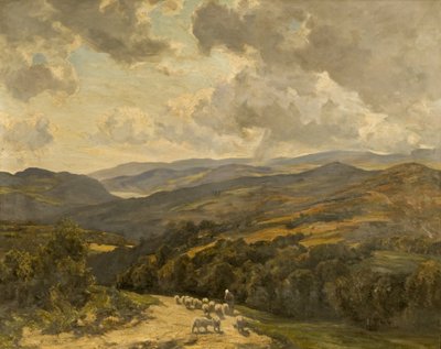 Welsh Hills lähellä Barmouthia tekijältä Herbert Hughes Stanton