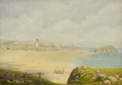 Tenby, ranta (Öljy kankaalle) tekijältä Herbert Isambard Owen
