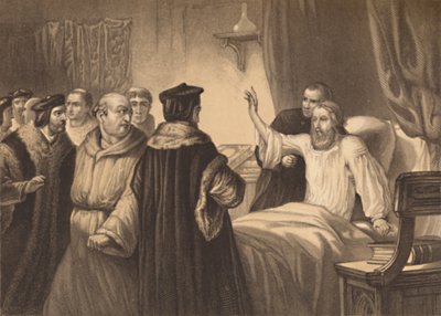 Wycliffe sairasvuoteella, veljet hyökkäsivät, 1886 tekijältä Herbert Bourne
