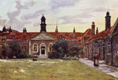 Emmanuel Hospital, Westminster (värilitho) tekijältä Herbert Menzies (after) Marshall