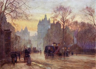 Knightsbridge (väri litho) tekijältä Herbert Menzies (after) Marshall