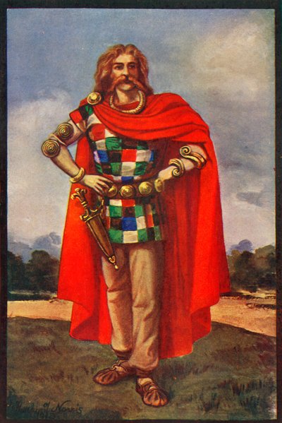 Kelttiläinen päällikkö siviilipuvussa, 1924. tekijältä Herbert Norris