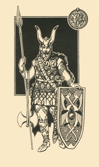 Varangian Kaartin skandinaavinen, 1924. tekijältä Herbert Norris