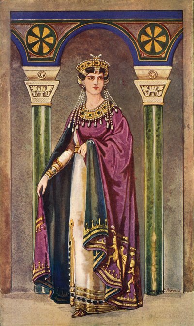 Keisarinna Theodora - Kuudes vuosisata, jKr., 1924. tekijältä Herbert Norris