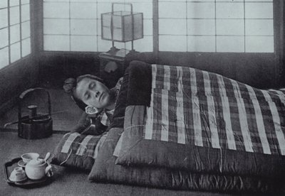Nukkumaanmenoaika Japanissa (m/v kuva) tekijältä Herbert Ponting