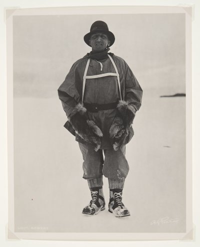 Liut. Bowers Terra Nova -retken aikana (1910-13) etelänavalle (bromidiprintti) tekijältä Herbert Ponting