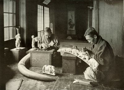 Norsunluunveistäjät, 1910. tekijältä Herbert Ponting