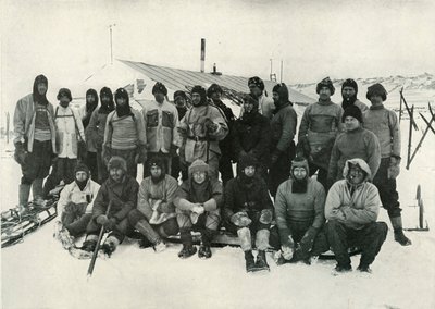 Pääjuhlat Cape Evansissa talven jälkeen, 1911, 1913 tekijältä Herbert Ponting