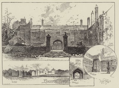 Hoghton Tower Lancashiressa tekijältä Herbert Railton