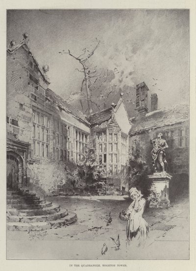 Nelikulmassa, Hoghton Tower tekijältä Herbert Railton