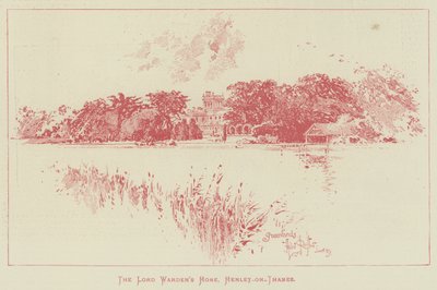 Lord Wardenin koti, Henley-on-Thames tekijältä Herbert Railton