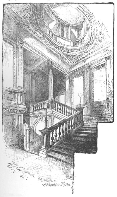 Portaat, Ashburnham House, 1890 tekijältä Herbert Railton