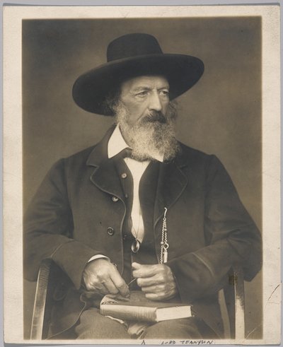 Lord Tennyson (gelatiinihopea kuva) tekijältä Herbert Rose Barraud