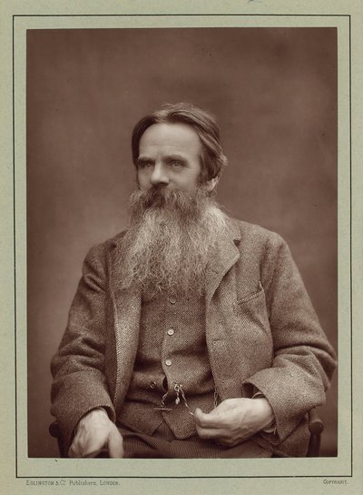 Retrat del pintor William Holman Hunt 1827-1910, ca 1885. finlandès tekijältä Herbert Rose Barraud