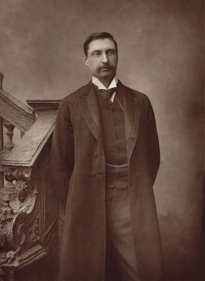 Muotokuva kirjailija Sir Henry Rider Haggardista 1856-1925. tekijältä Herbert Rose Barraud