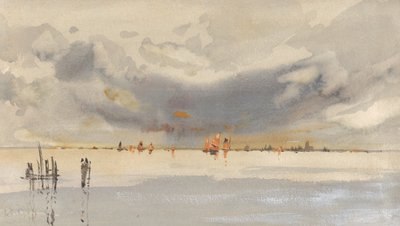 Ilta laguunilla, Venetsia tekijältä Hercules Brabazon Brabazon