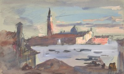 San Giorgio Maggiore, Venetsia, 1840-1906. tekijältä Hercules Brabazon Brabazon