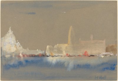 Tervehdys ja Dogen palatsi Bacino di San Marcosta tekijältä Hercules Brabazon Brabazon