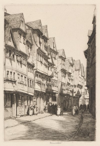 Klostergasse, Frankfurt tekijältä Herman Armour Webster