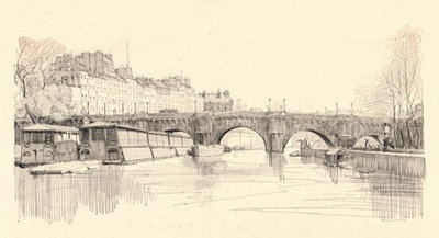 Pont Neuf lukoista katsottuna, 1915 tekijältä Herman Armour Webster