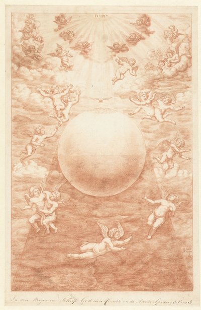 Taivaan ja maan luominen Alussa Jumala loi taivaan ja maan (otsikko esineessä) The Creation (sarjan nimi) tekijältä Herman Coets