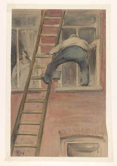 Ikkunan pesijä tekijältä Herman Heijenbrock (signed by artist)