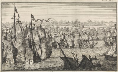 Duinsin taistelu 1639 tekijältä Herman Padtbrugge