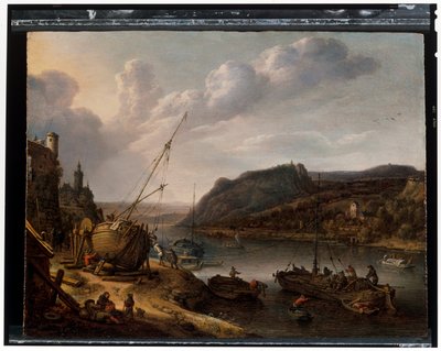 Jokimaisema tekijältä Herman the Younger Saftleven