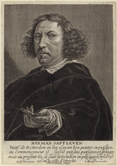 Herman Saftleven nuoremman muotokuva tekijältä Herman the Younger Saftleven