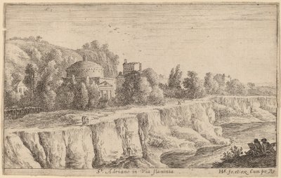 San Adrianin kirkko Via Flaminialla tekijältä Herman van Swanevelt