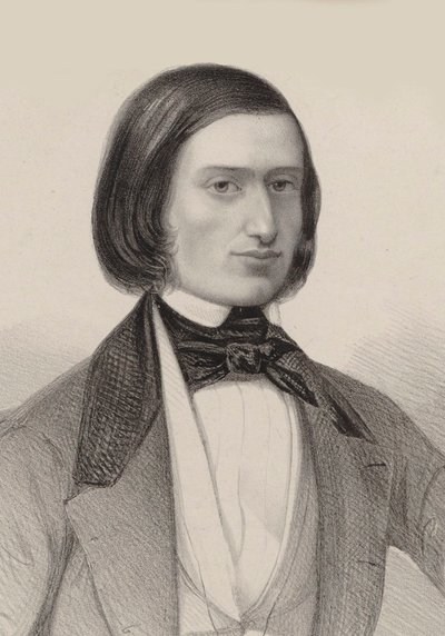 Jacques Offenbachin muotokuva 1819-1880, 1846. tekijältä Hermann Raunheim
