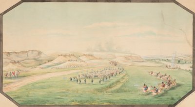 Hyökkäys kenraali Marcyn junaan, 1867. tekijältä Hermann Stieffel