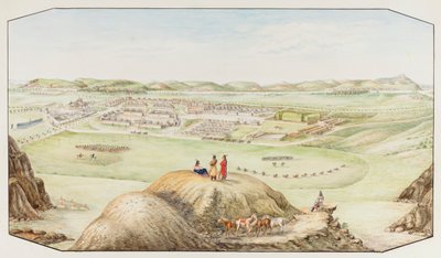 Fort Keogh, Montana Territory, n. 1877-1881. tekijältä Hermann Stieffel